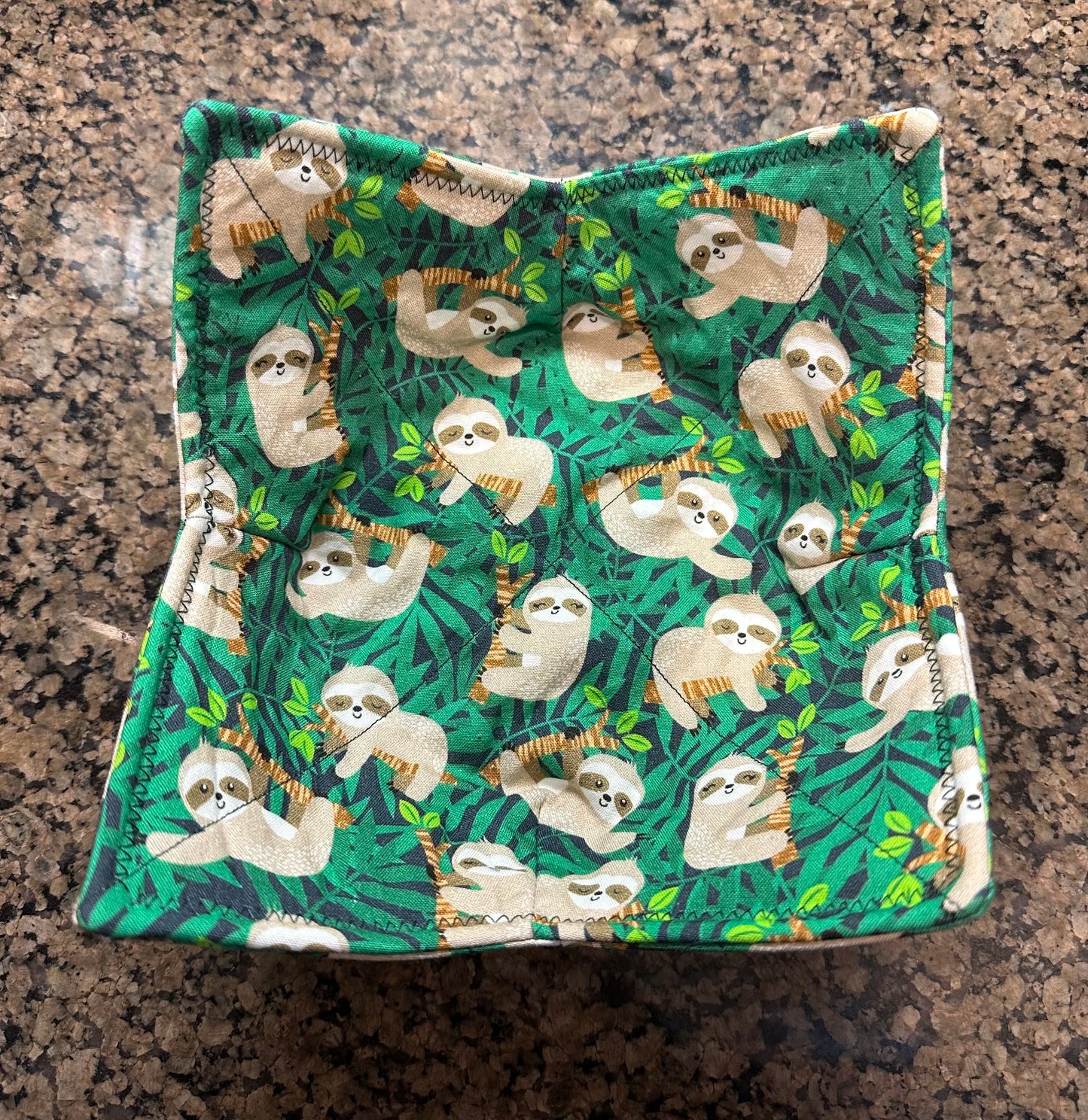Sloth Microwave Bowl Cozy