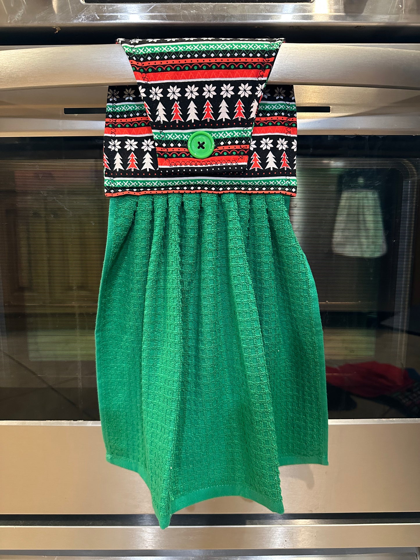 Holiday Sweater Pattern Towel