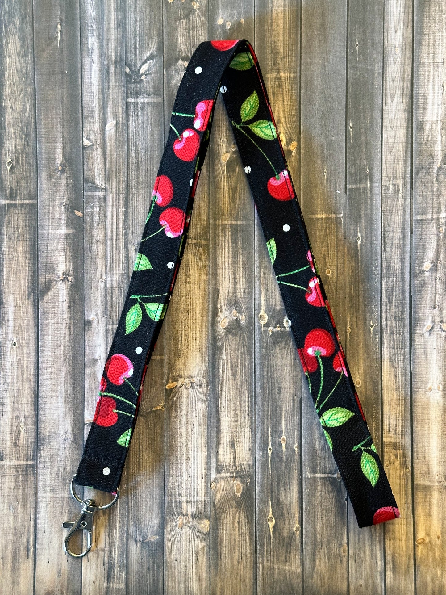 Cherries Lanyard