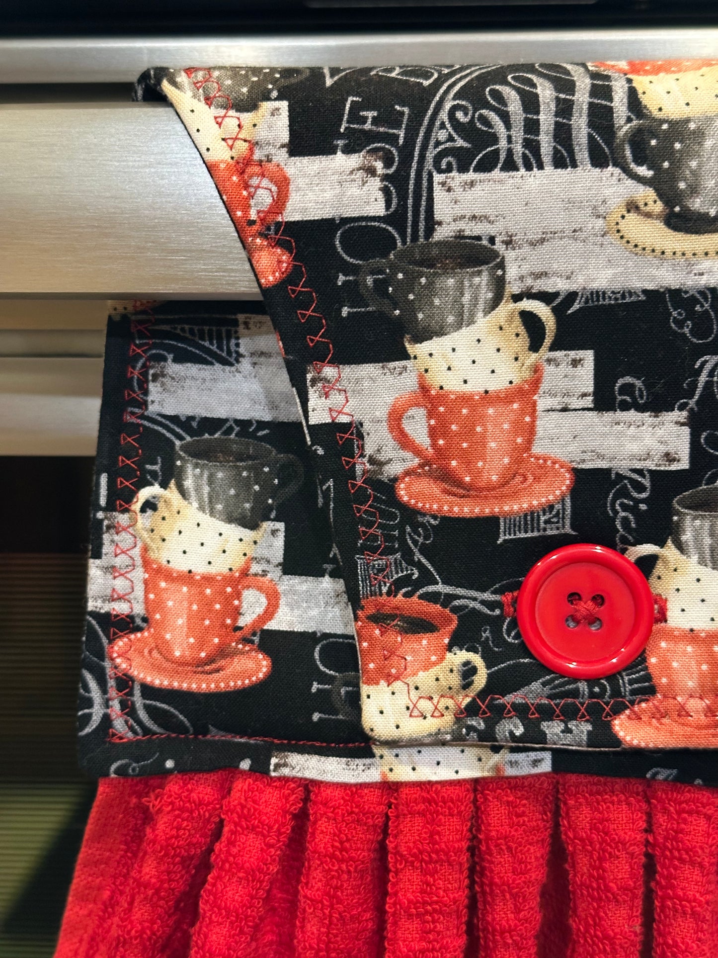 Stacked Coffee Cups Towel