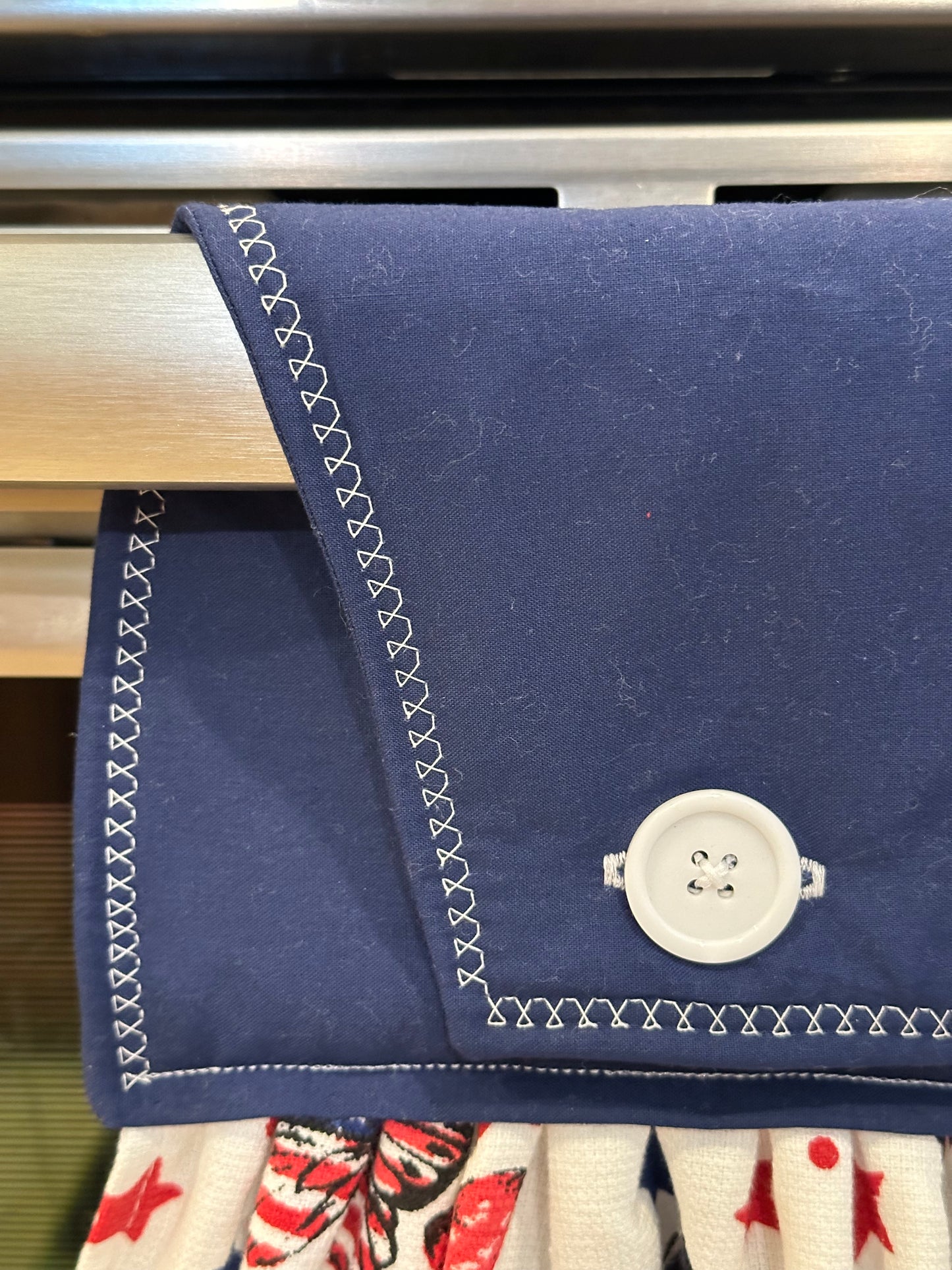 Patriotic Butterflies (Blue) Towel