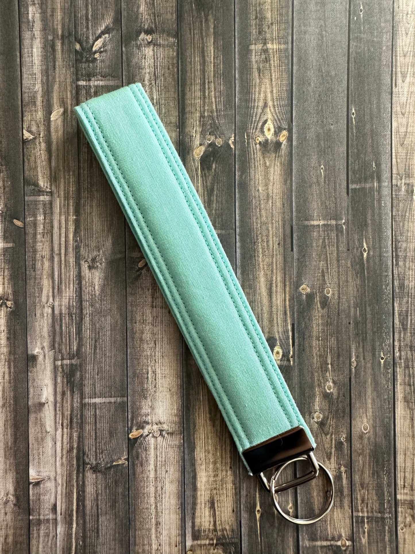Mint Blue Wristlet