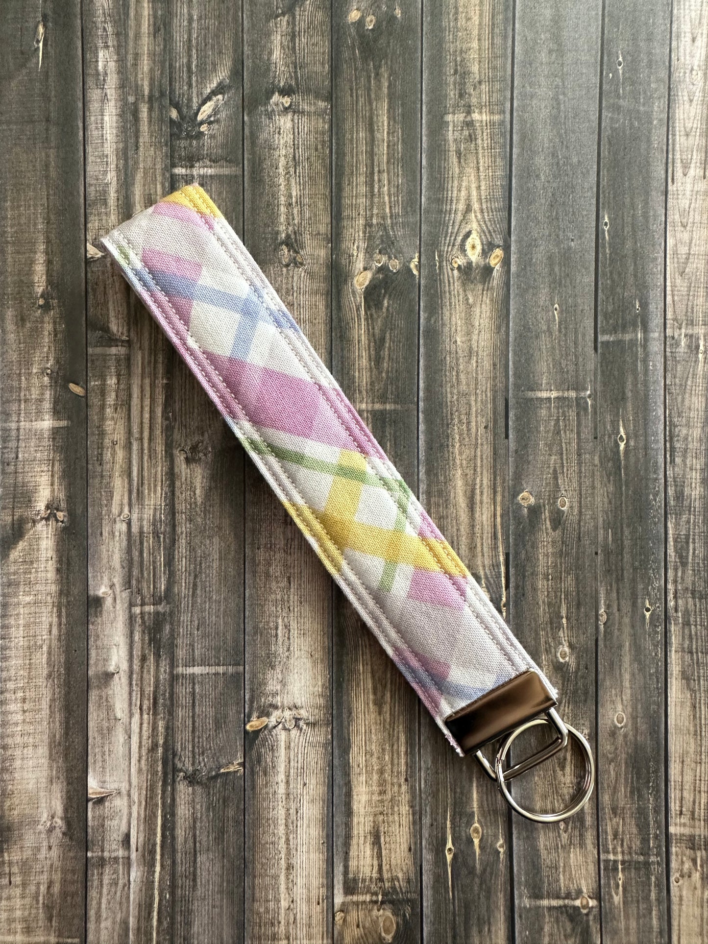 Easter Plaid Wristlet
