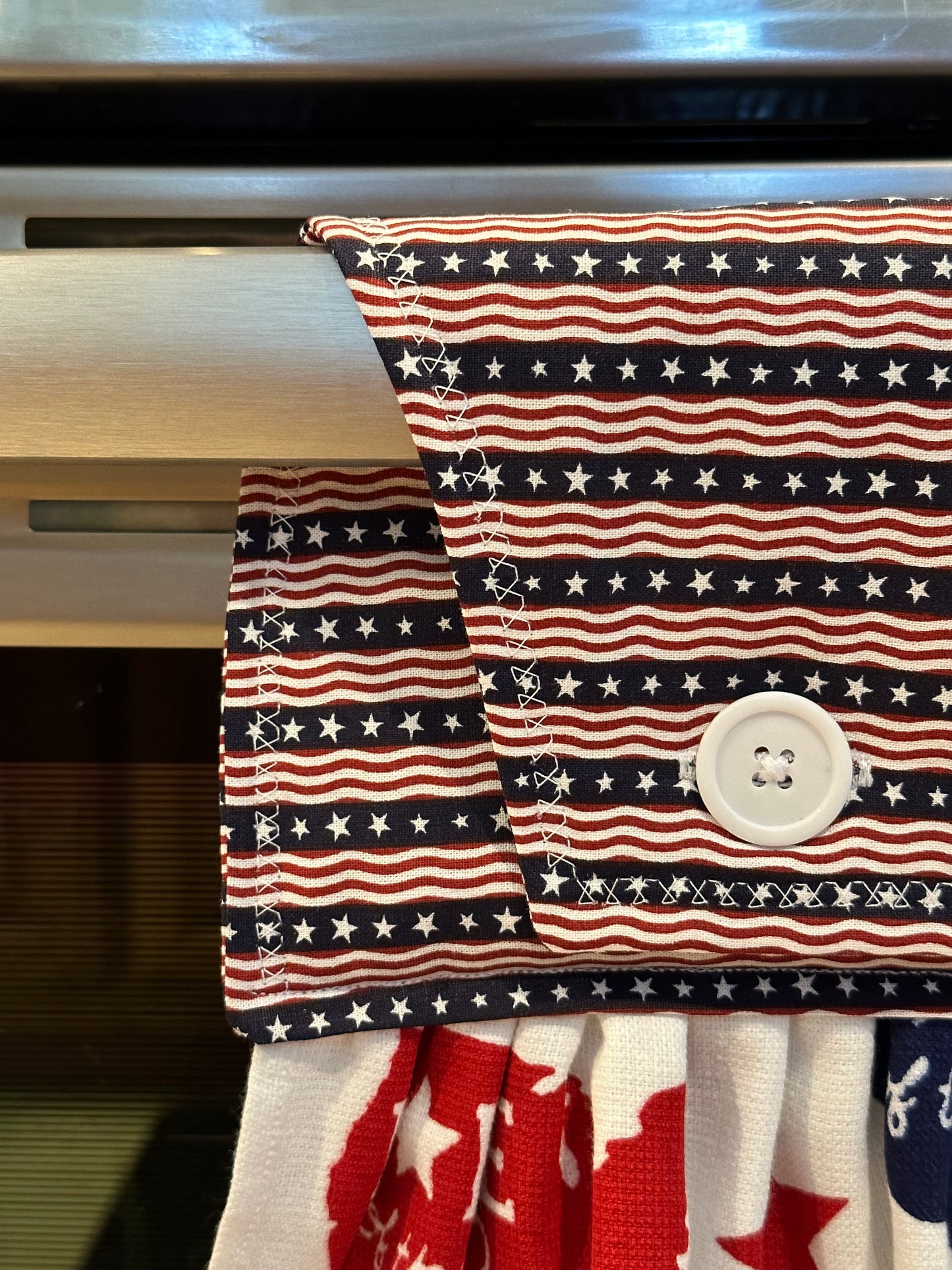 Home Of The Brave (Stripes) Towel
