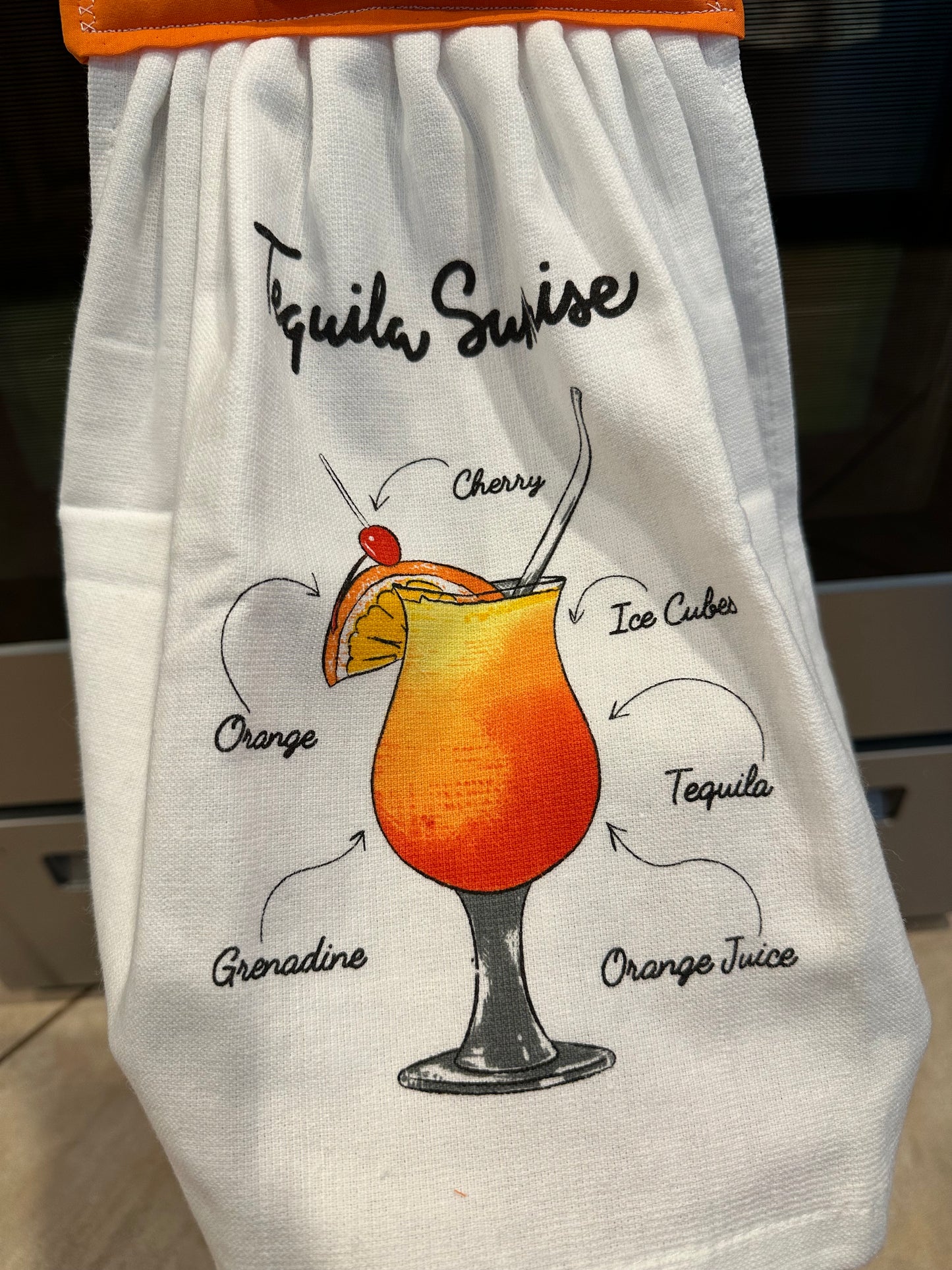 How To Tequila Sunrise (Orange) Towel