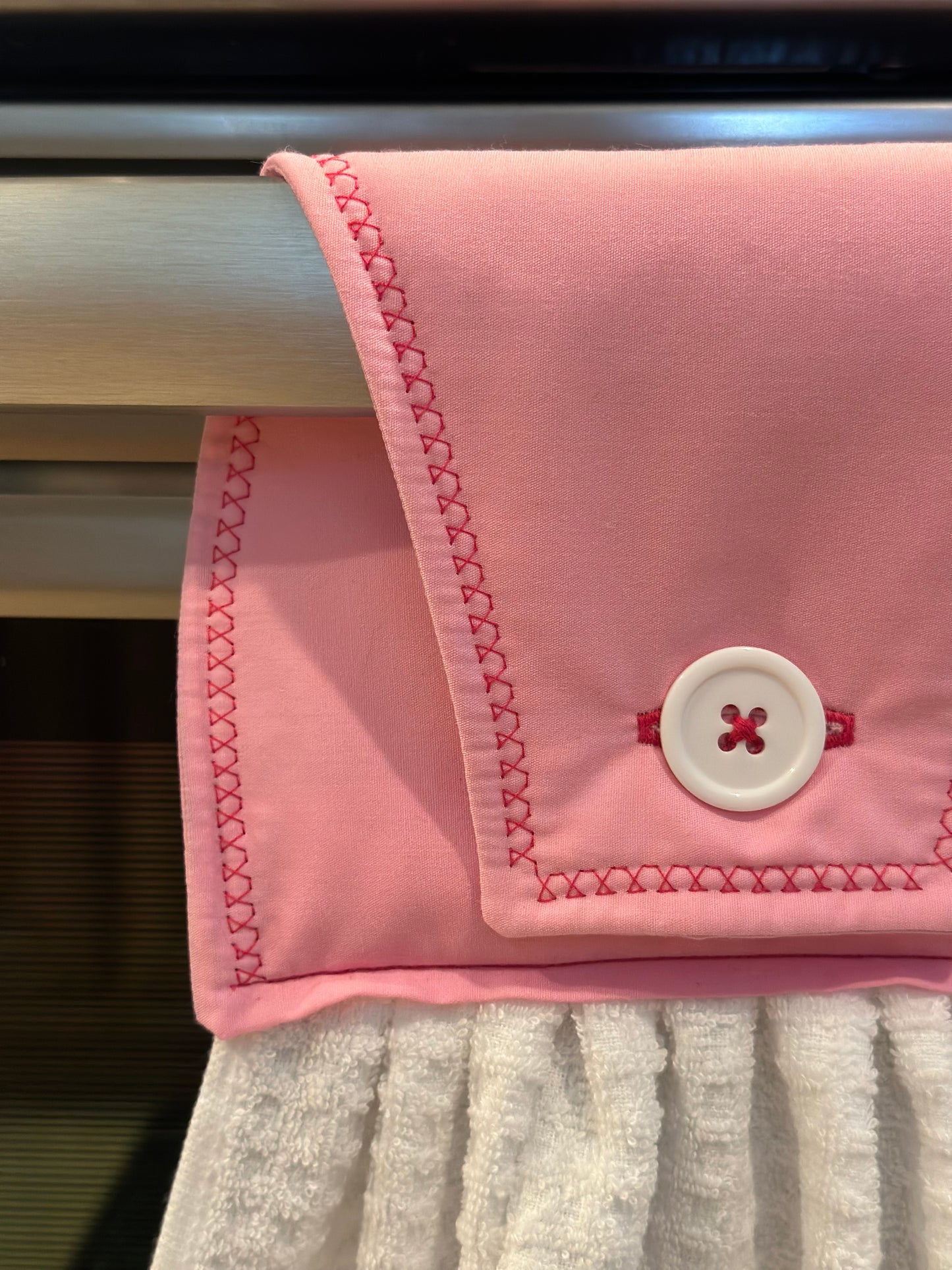 Embroidered Bees/Flowers Towel