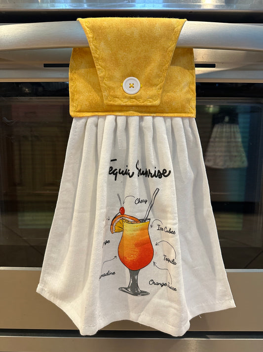 How To Tequila Sunrise (Yellow) Towel