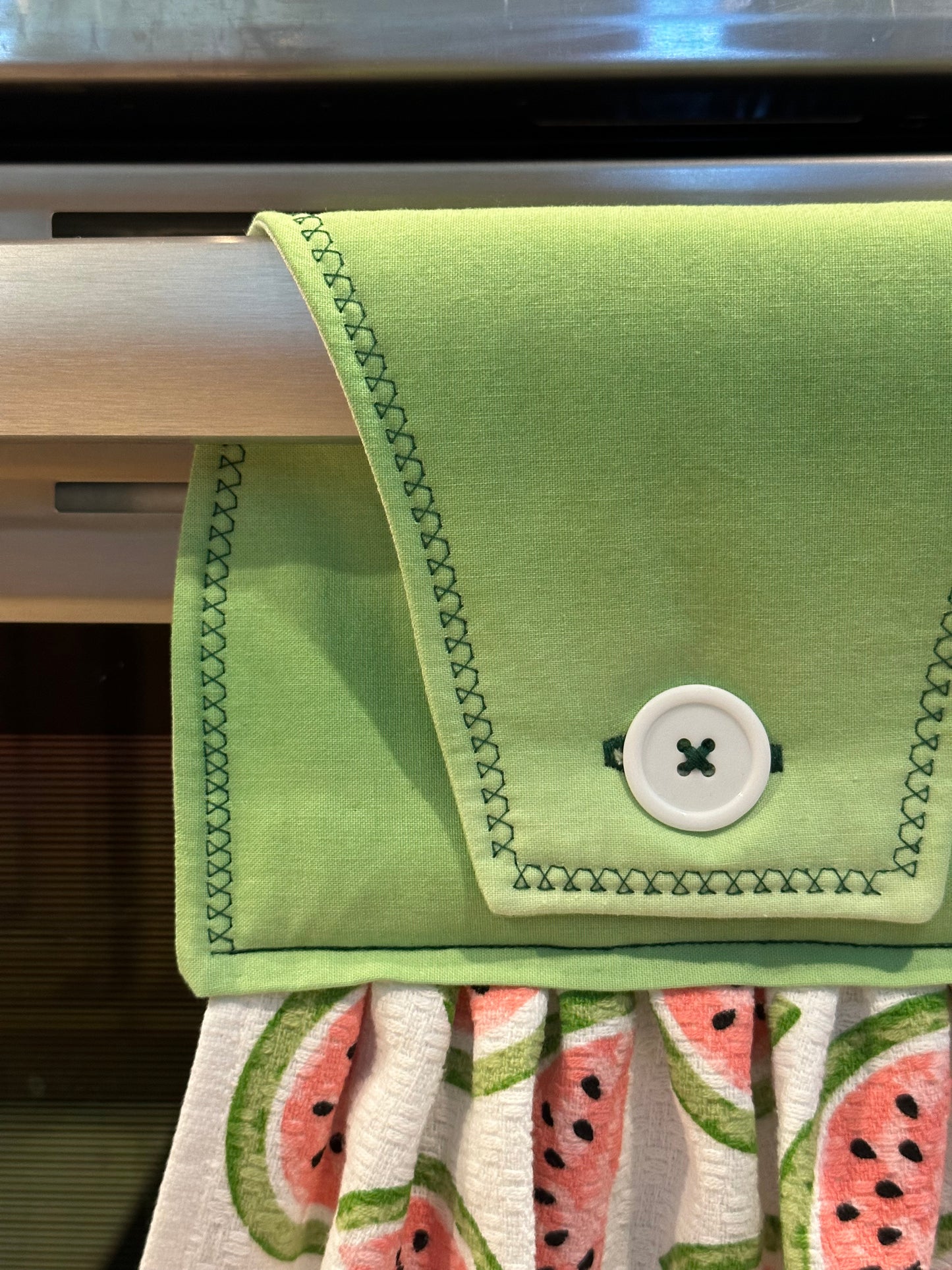 Watermelon Ombré Green Towel