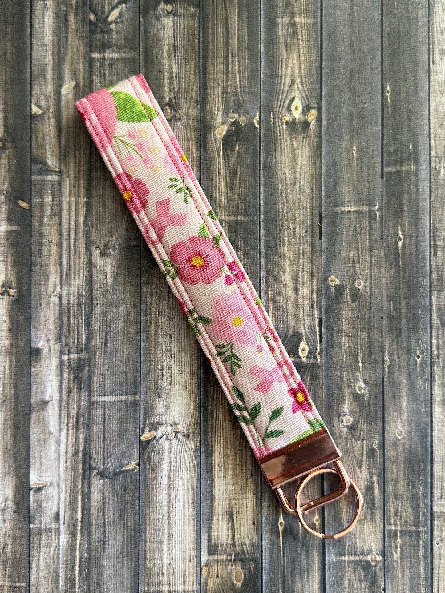 Pink Ribbon Wristlet