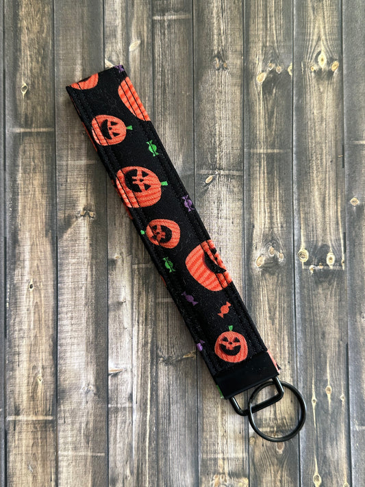 Candy Pumpkins Wristlet