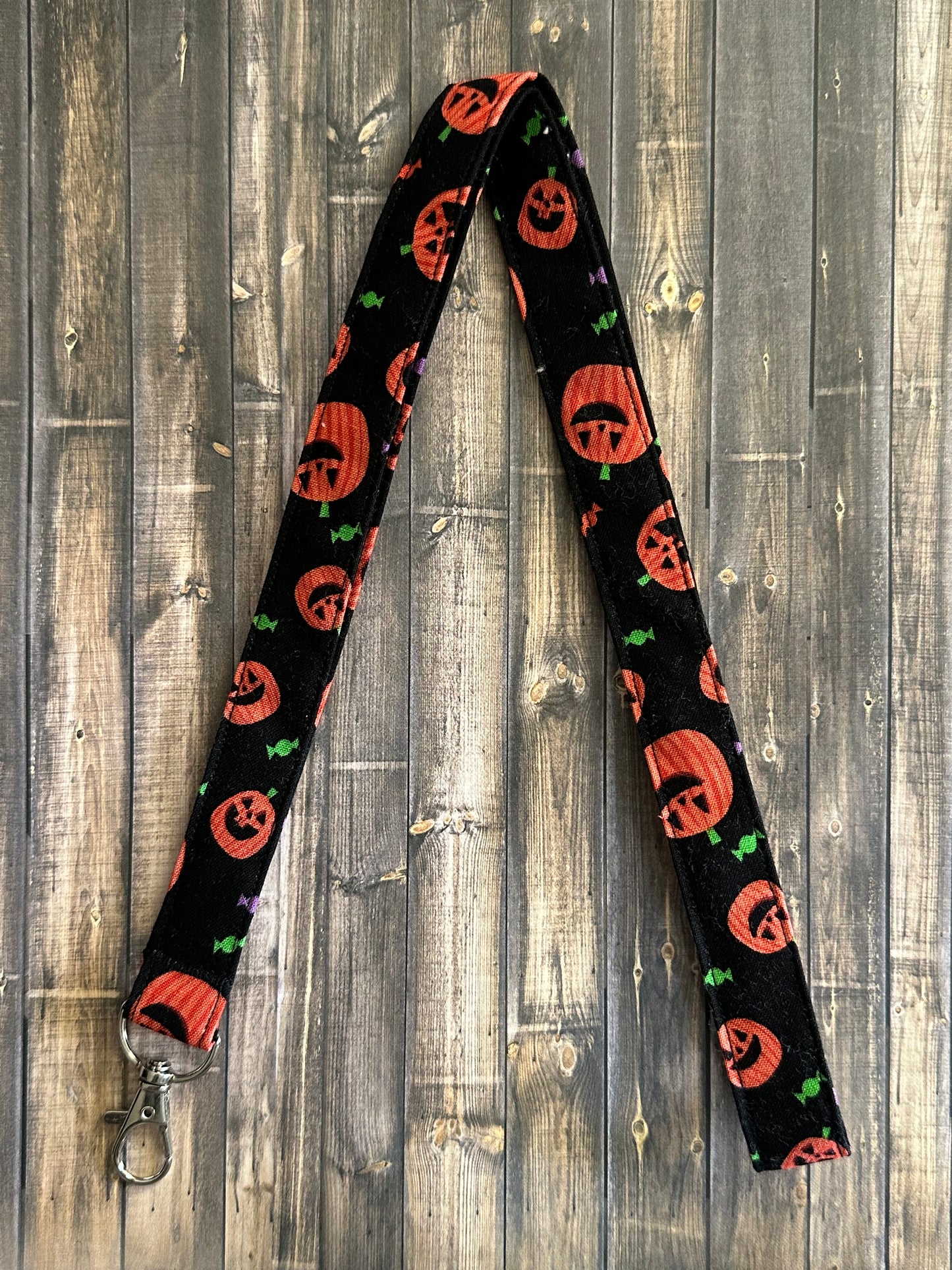 Candy Pumpkins Lanyard