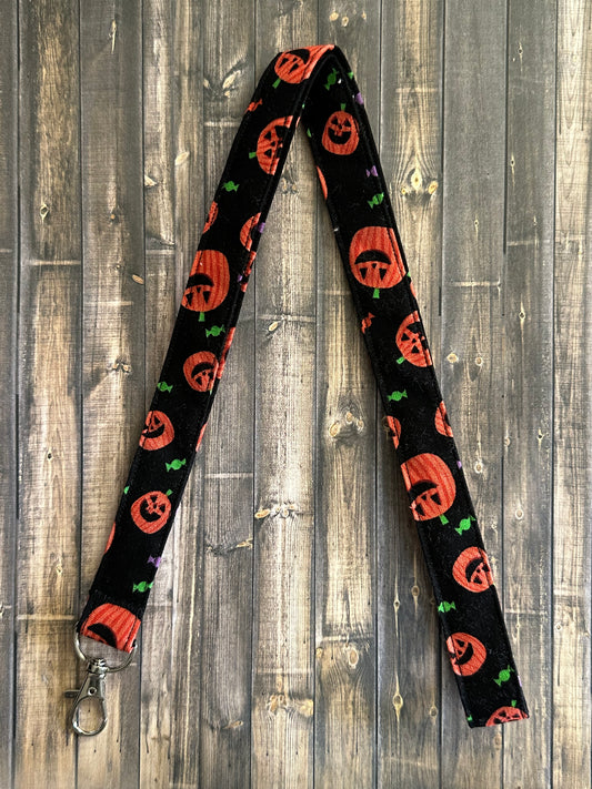 Candy Pumpkins Lanyard