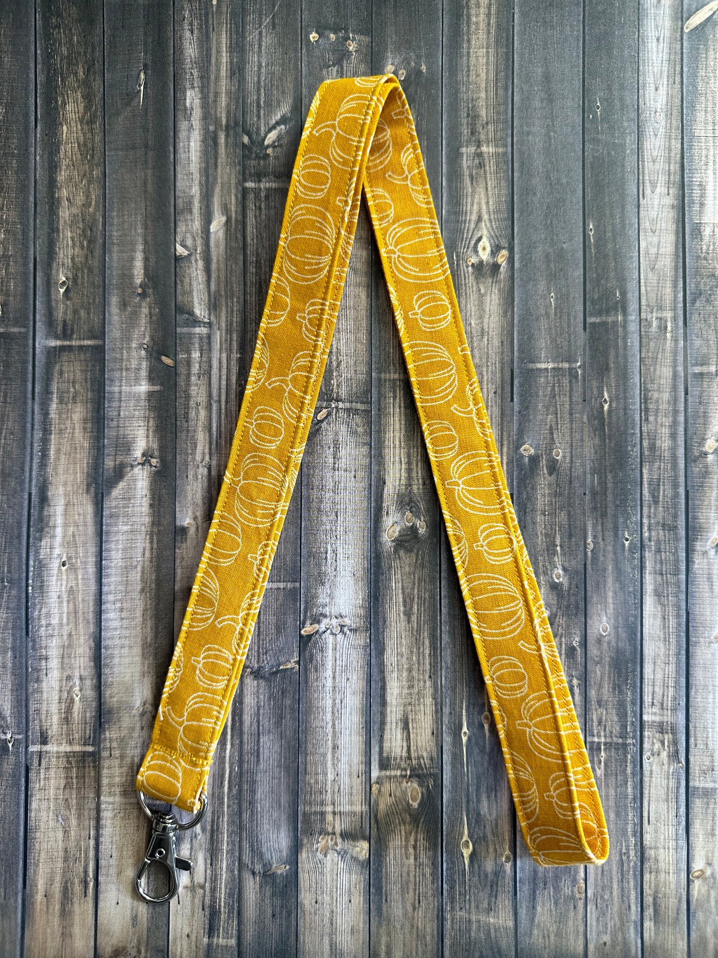 White Pumpkins Lanyard