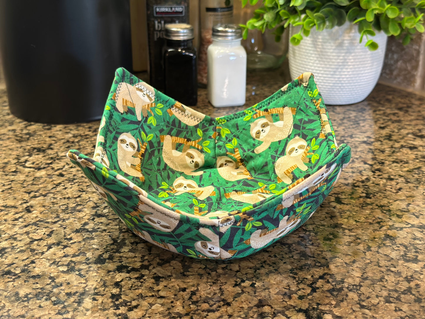 Sloth Microwave Bowl Cozy