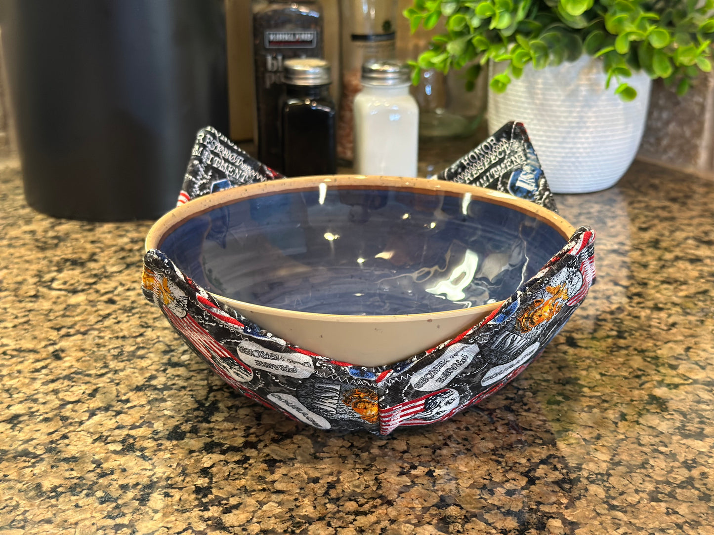 USMC Marine's Microwave Bowl Cozy