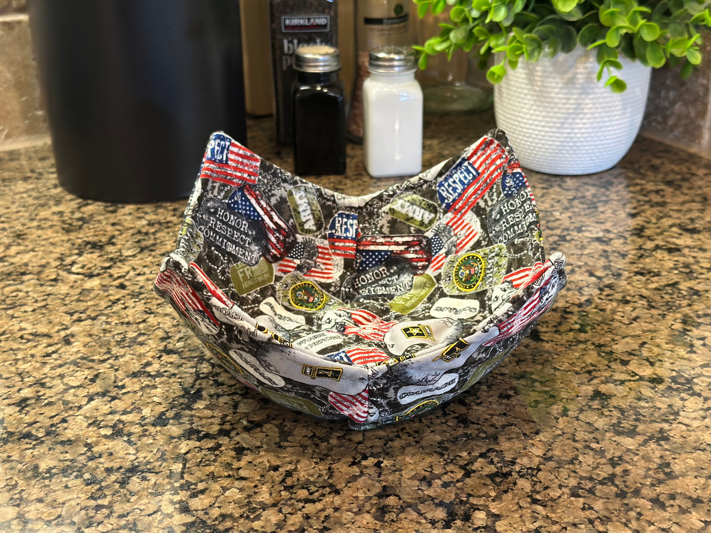Army Microwave Bowl Cozy
