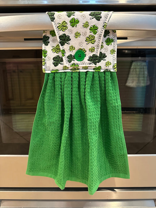 Four Leaf Clovers Towel