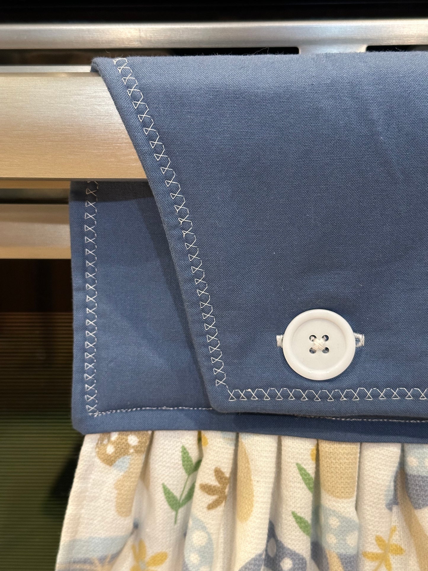 Dusty Blue Mushrooms Towel