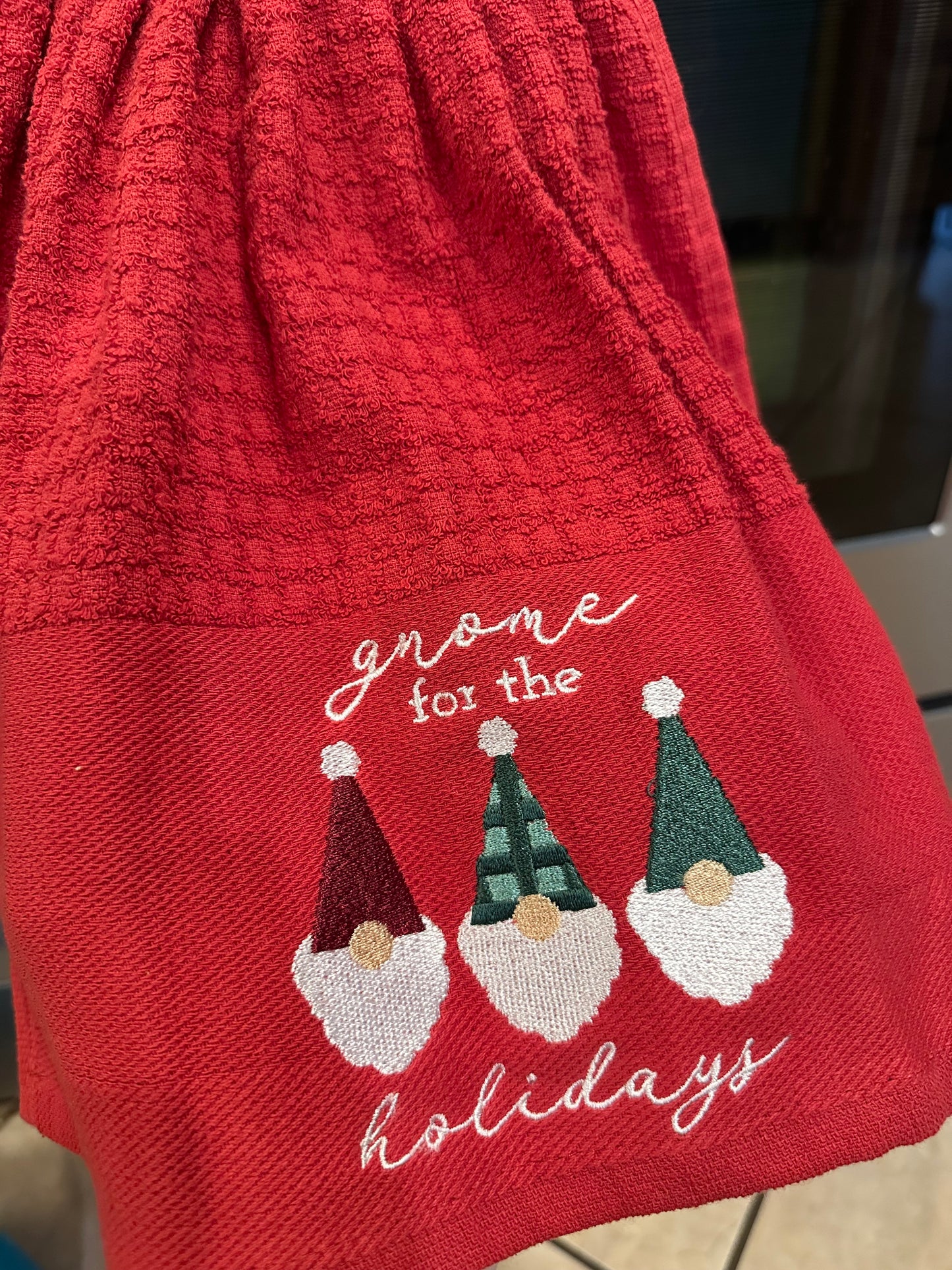Gnome For The Holidays Towel