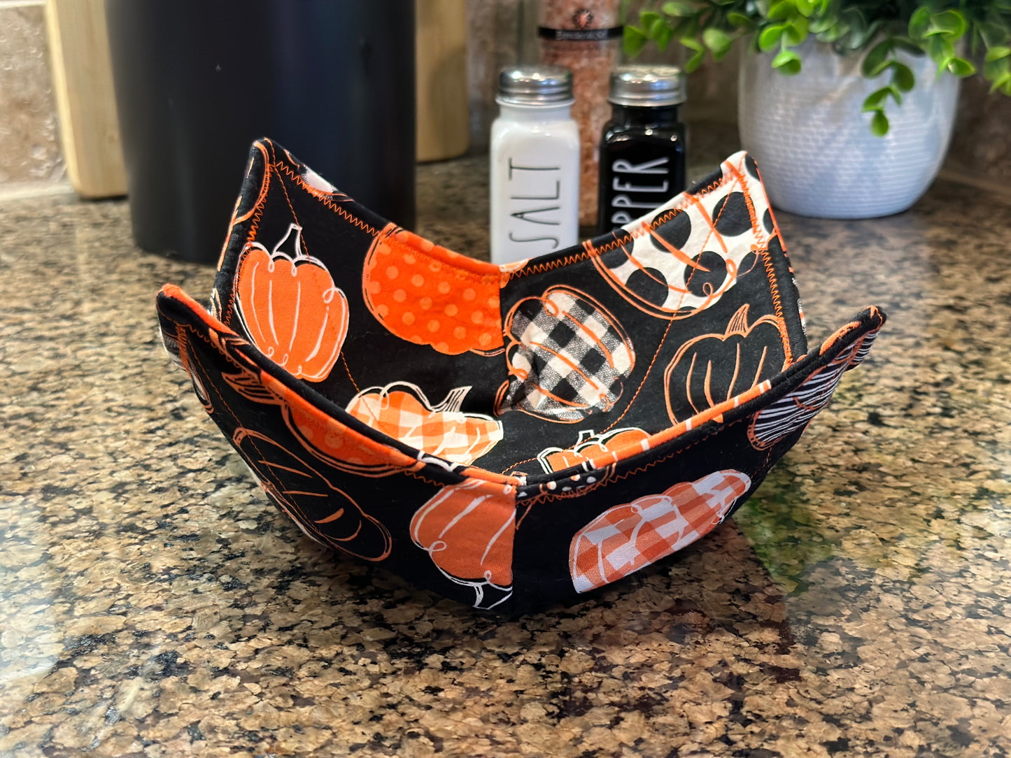 Pumpkin Babe Microwave Bowl Cozy