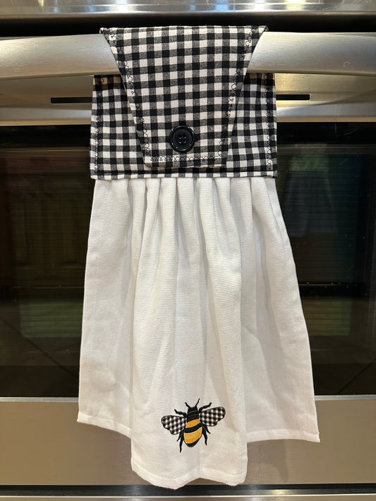 Buffalo Plaid Bumblebee Towel