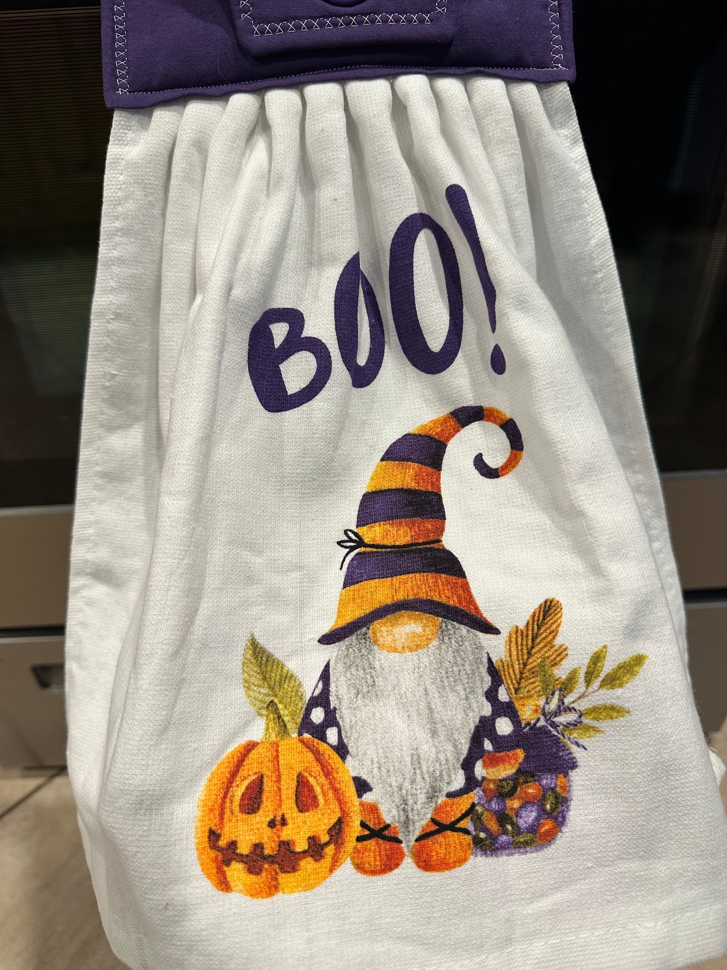 BOO! Gnome Towel