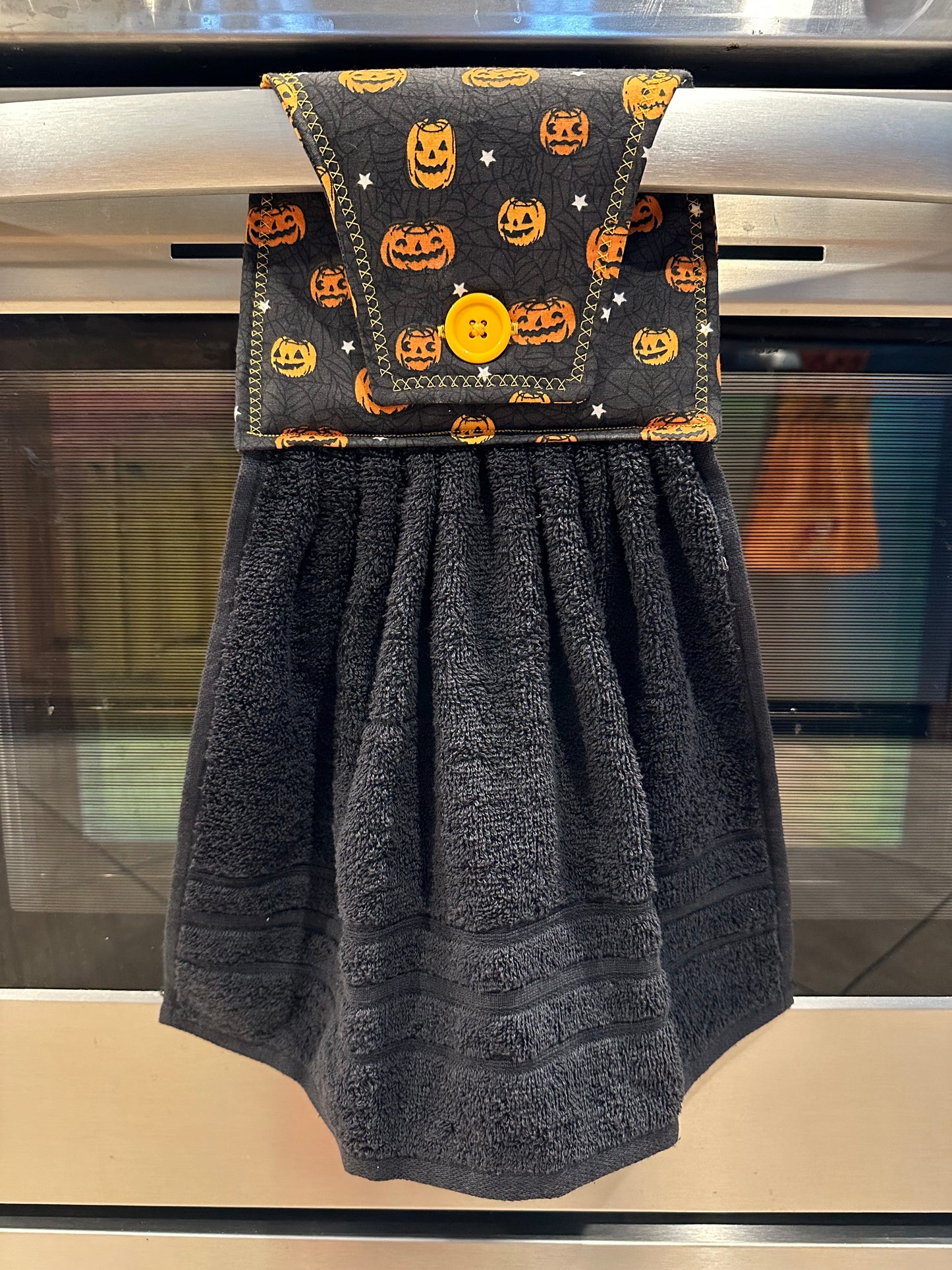 Glowing Stars & Pumpkins Towel