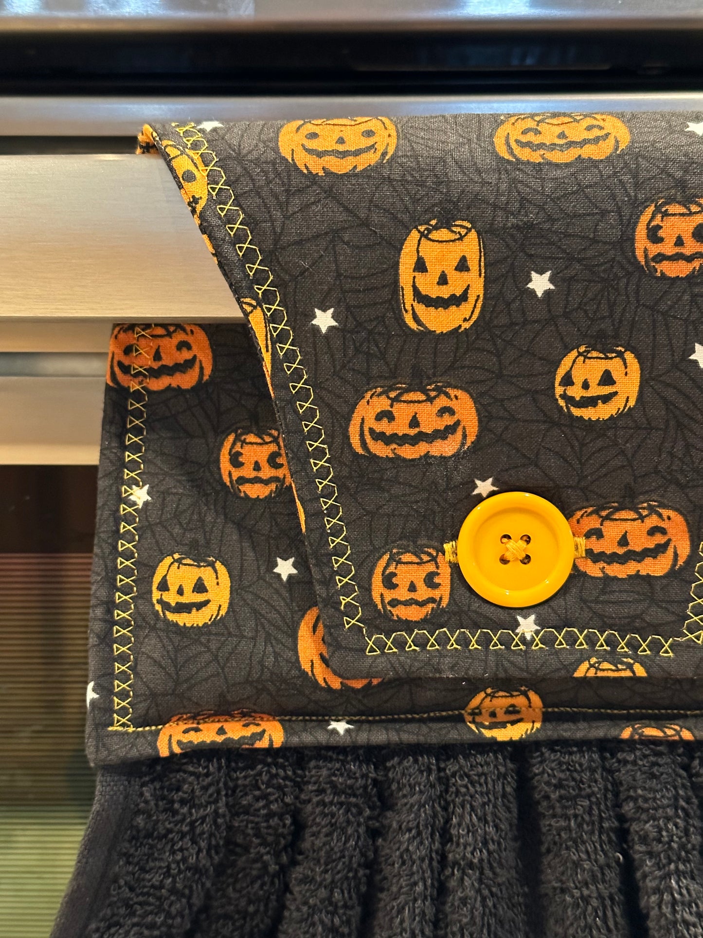 Glowing Stars & Pumpkins Towel