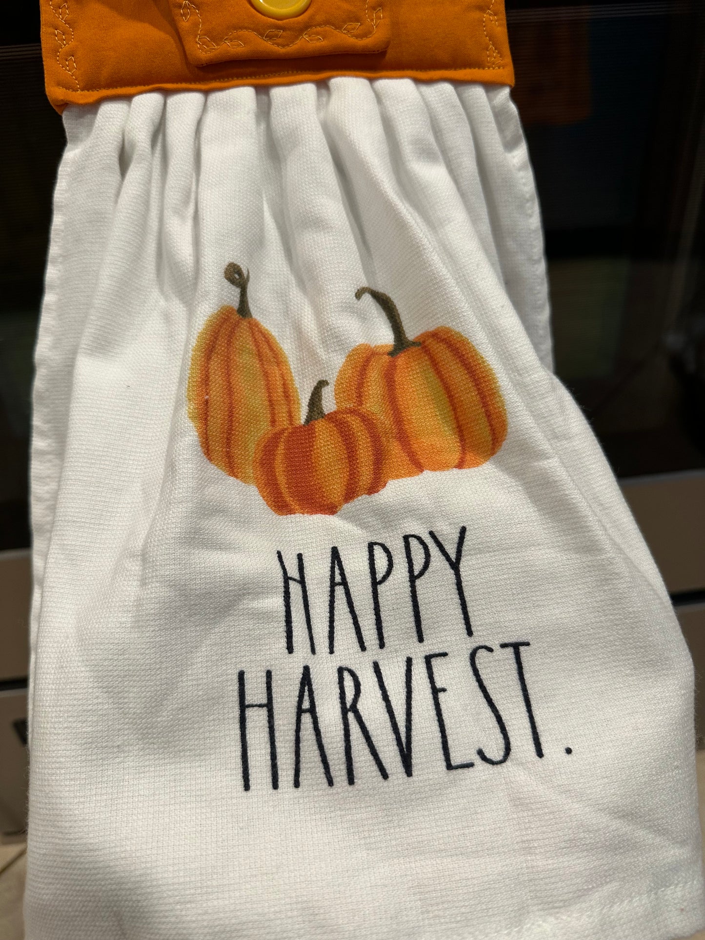 Happy Harvest Orange Towel