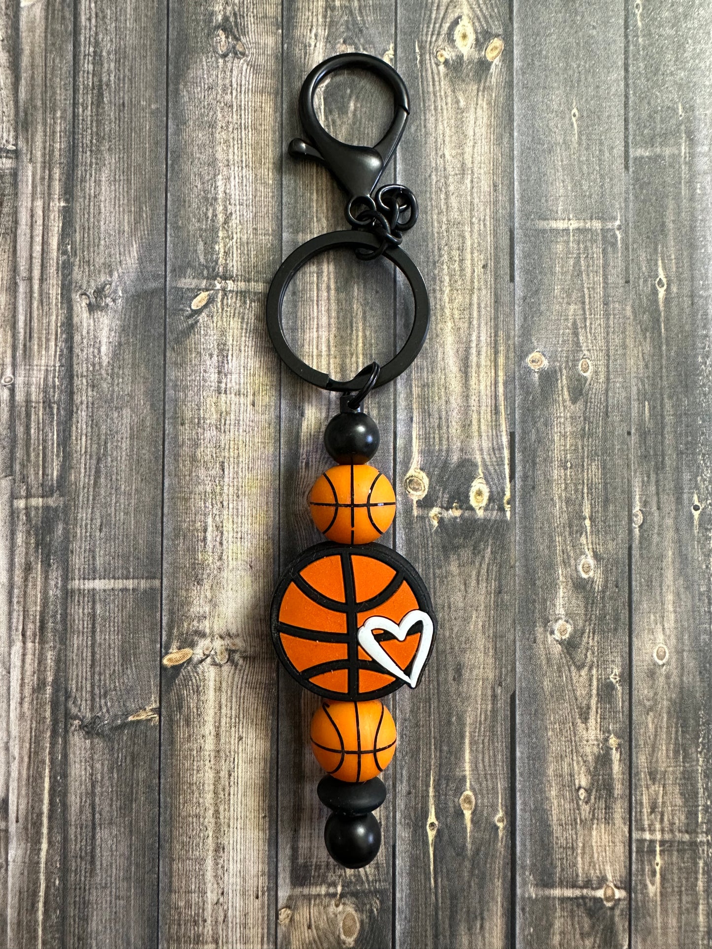Love Basketball Keychain