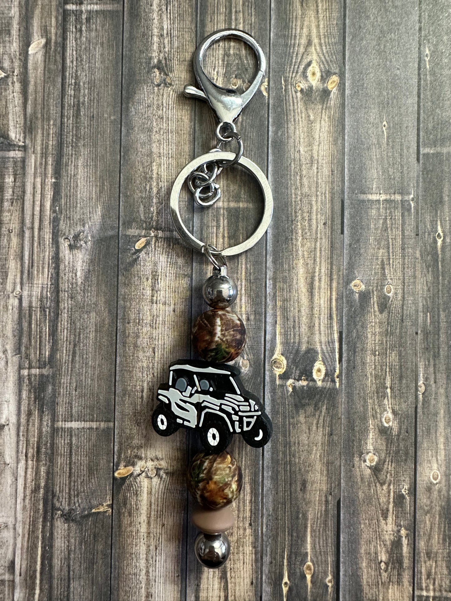 Ridin Dirty ATV Keychain