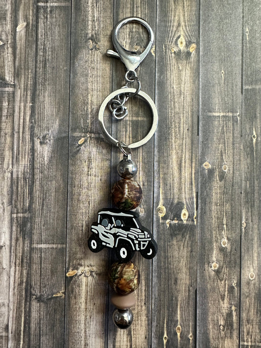 Ridin Dirty ATV Keychain