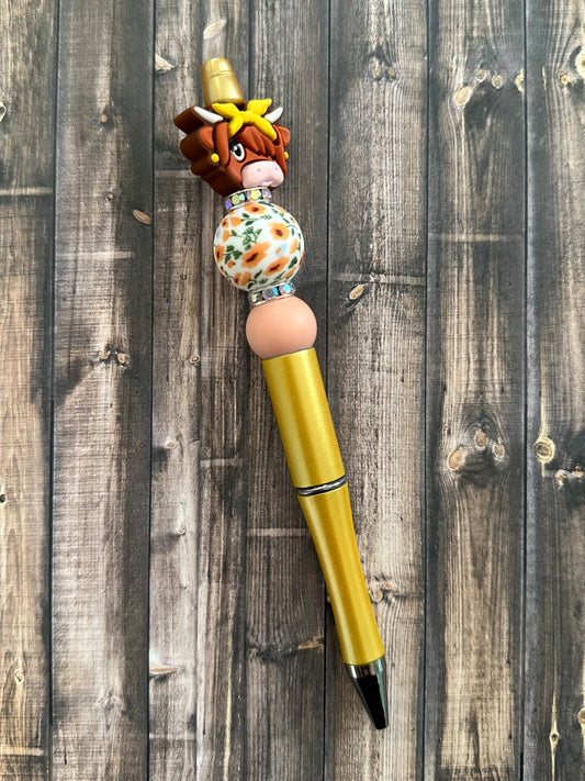 Merida The Highland Cow (Bright Yellow) Pen