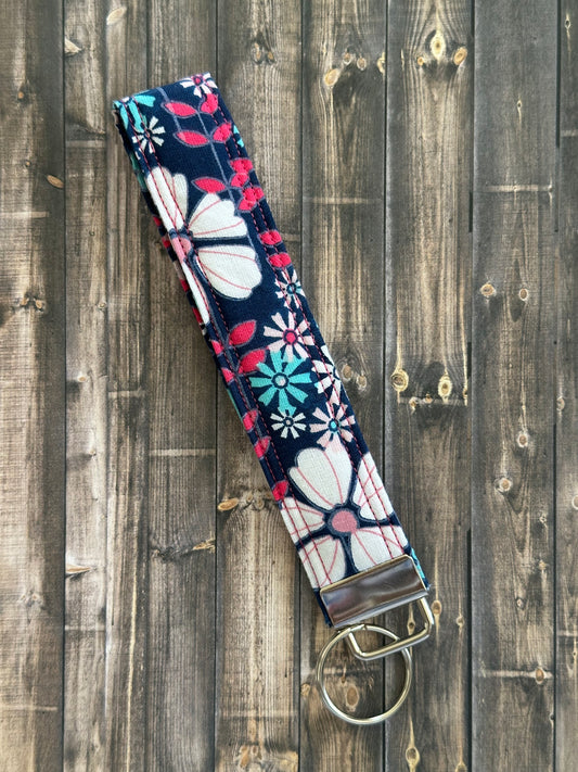 Tall Flowers Wristlet