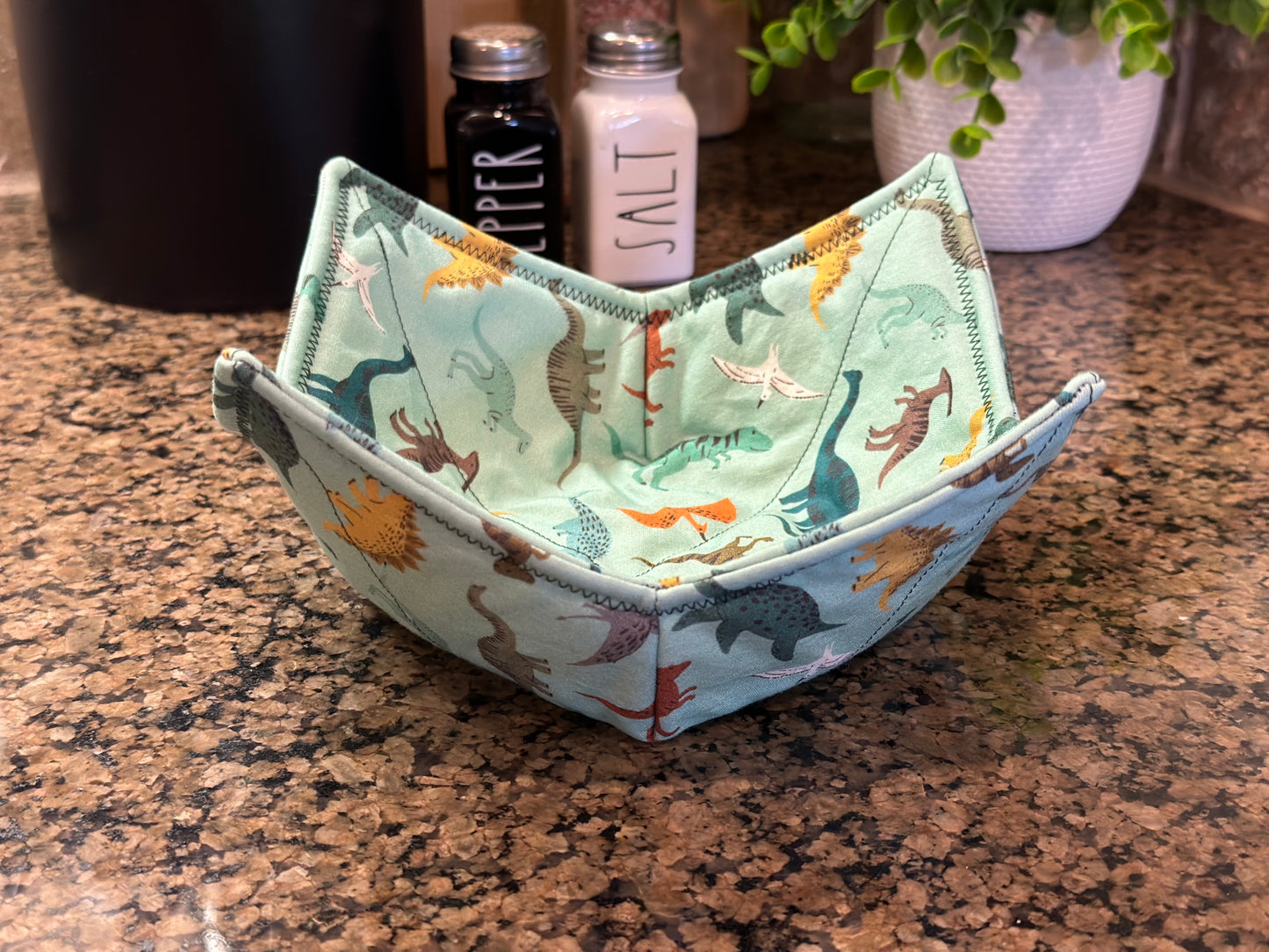 Dinosaurs Microwave Bowl Cozy