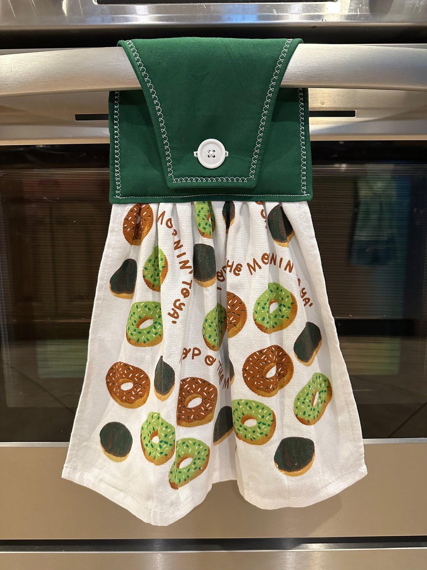 Top O The Mornin' To Ya' Donuts Towel