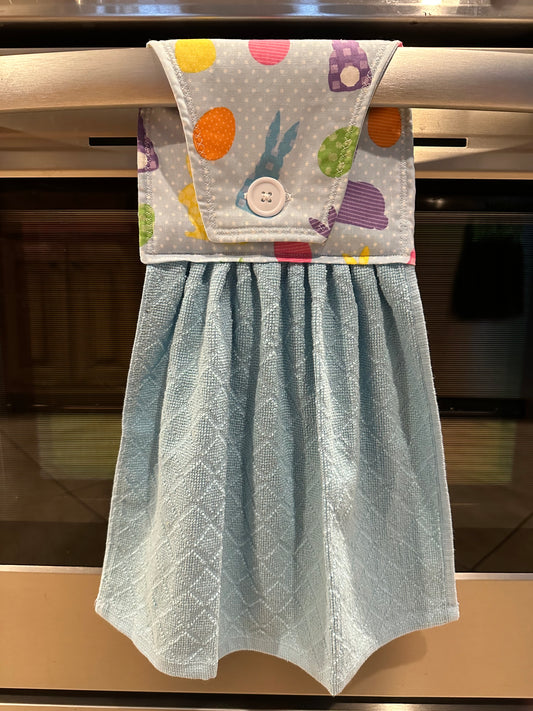 Easter Eggs and Bunnies Towel