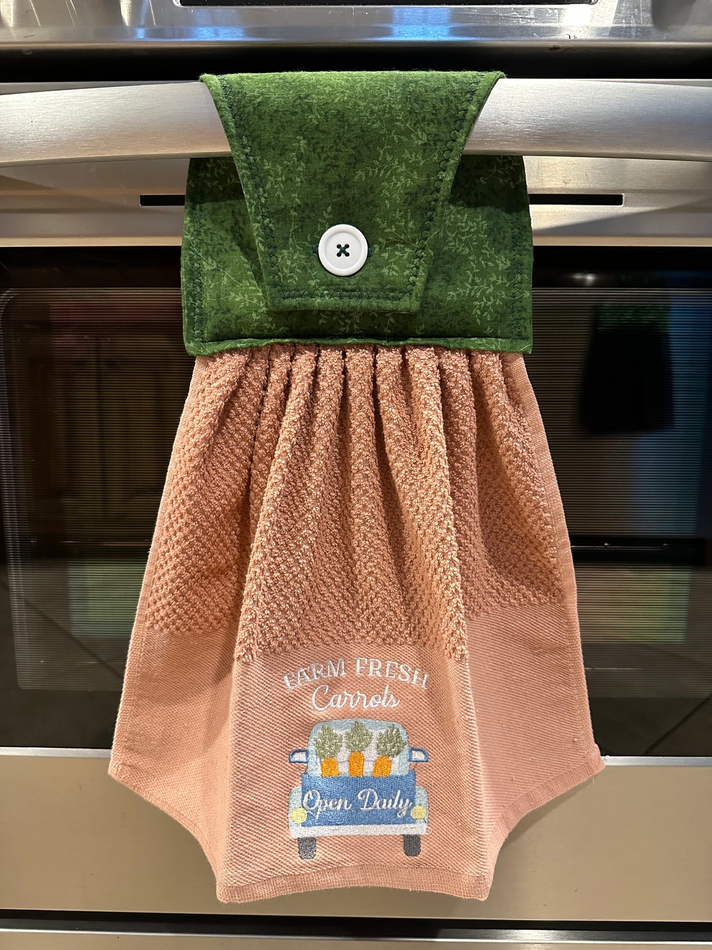 Farm Fresh Carrots Truck Towel