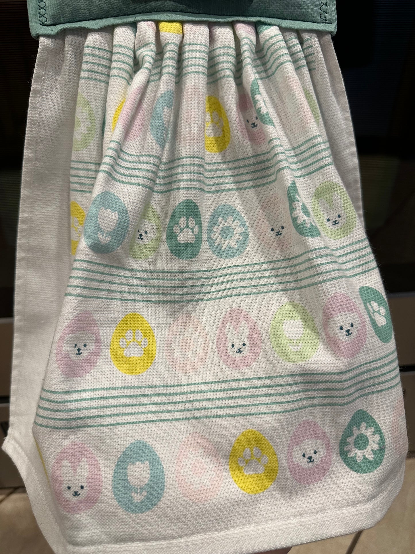 Dog, Bunny, Easter Eggs Bunch Towel