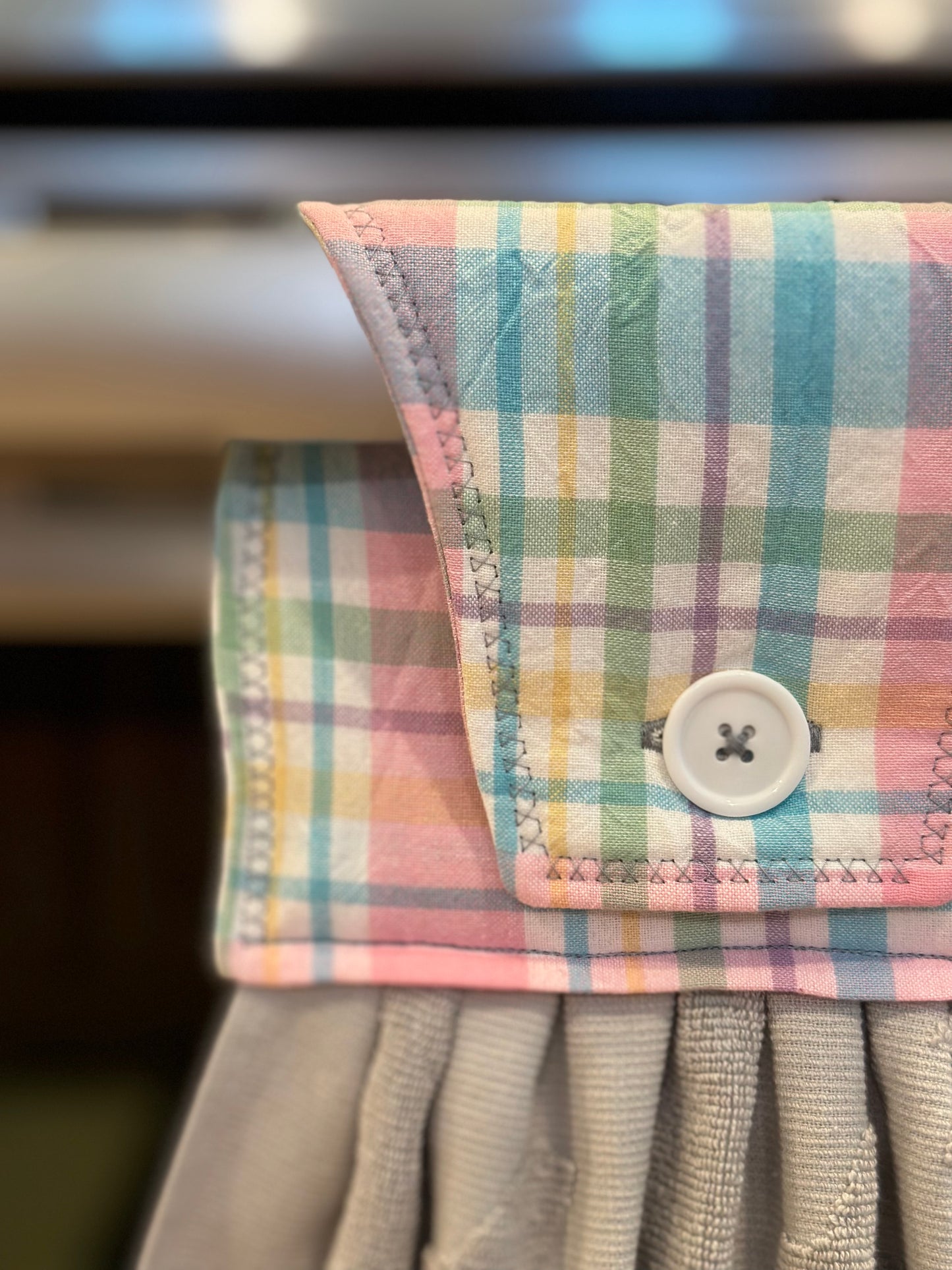 Hippy Hop Pastel Plaid Towel