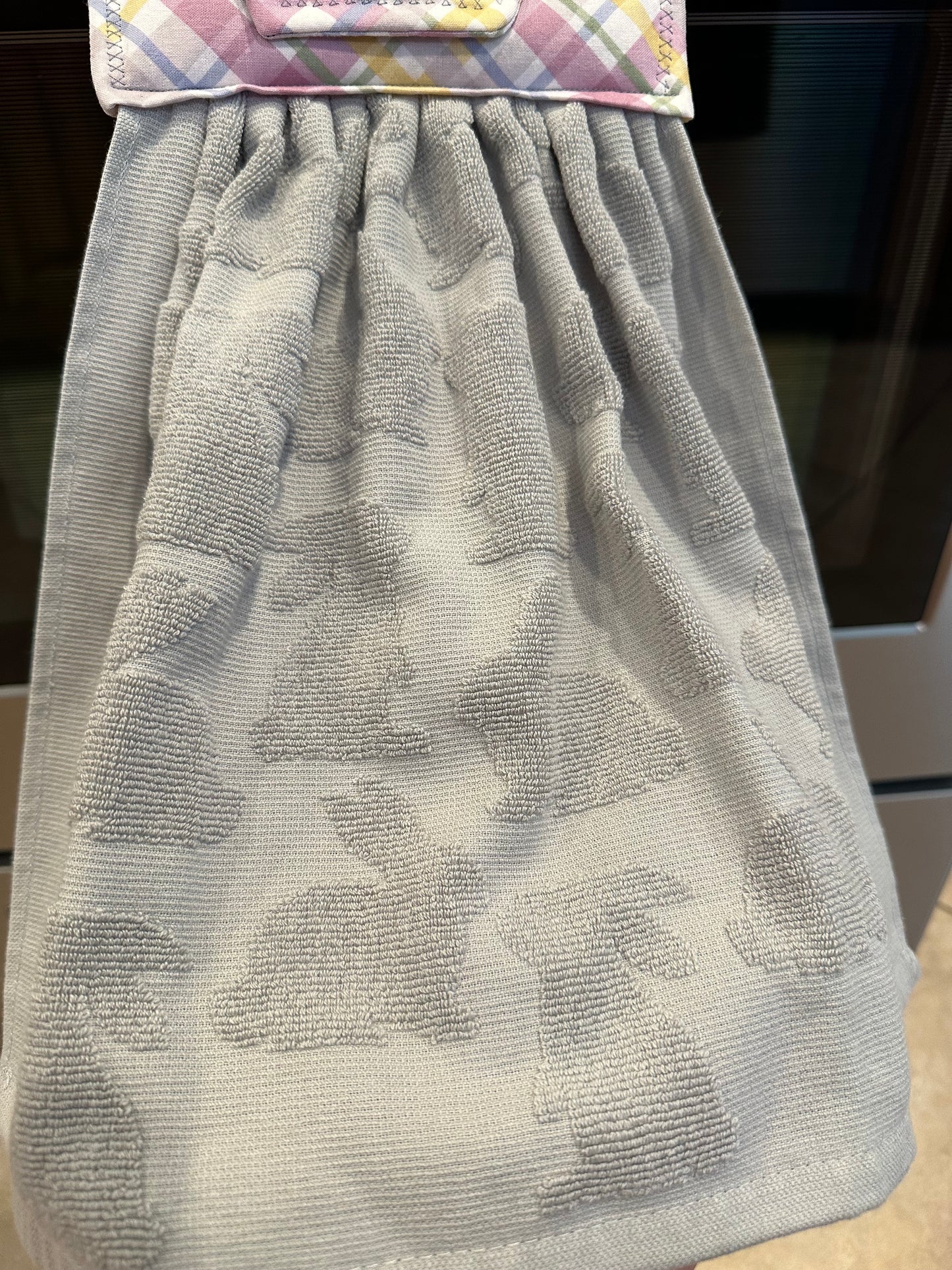 Hippity Hop Plaid Towel