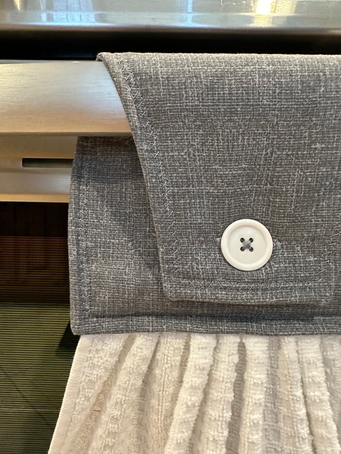 Gray Bunny Butts Towel