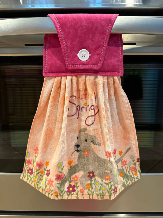 It's Spring! Doggy Towel