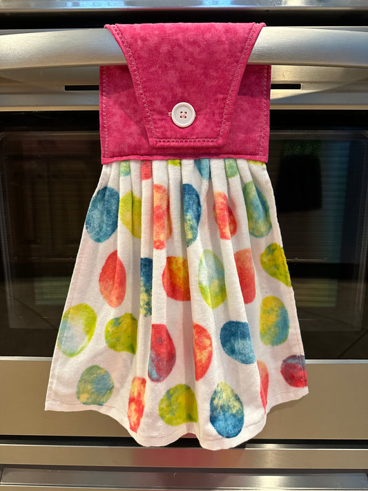 Tie-Dye Easter Eggs Towel