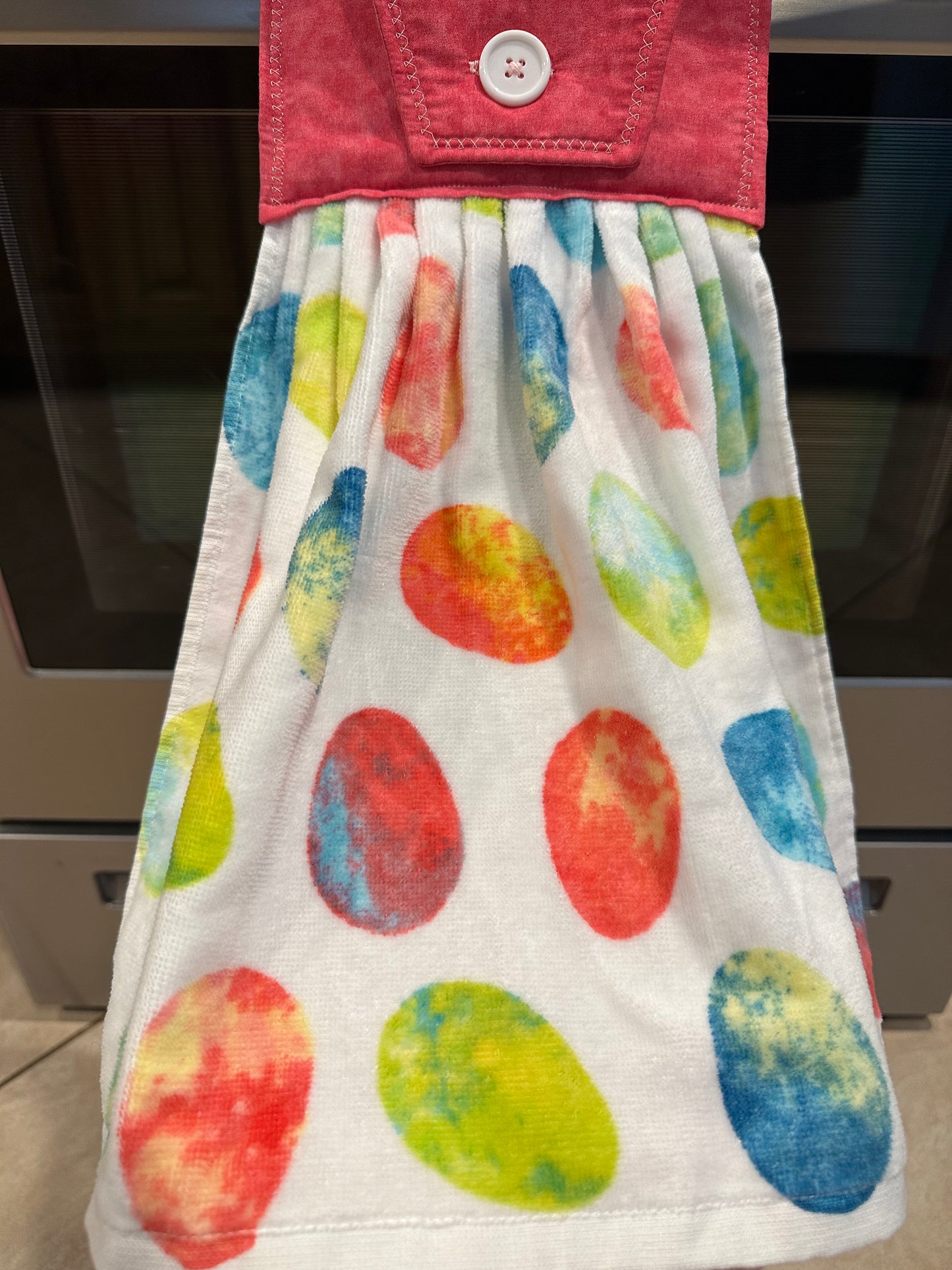 Tie-Dye Easter Eggs Towel