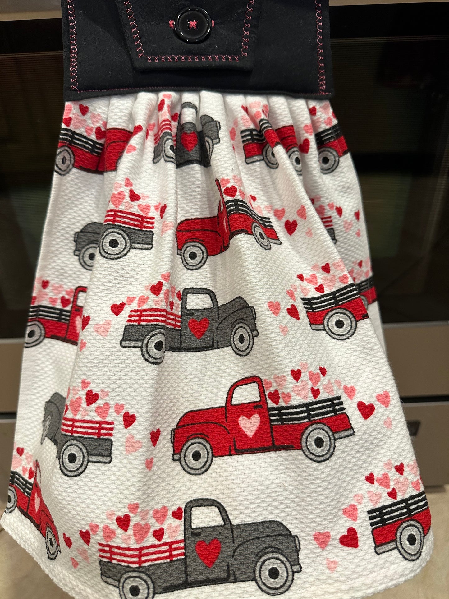 Truck-n-Love (black) Towel