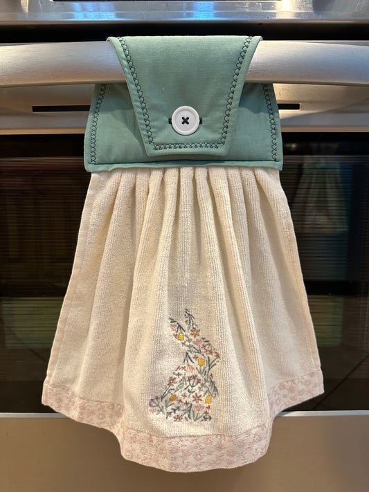 Floral Shaped Bunny Towel