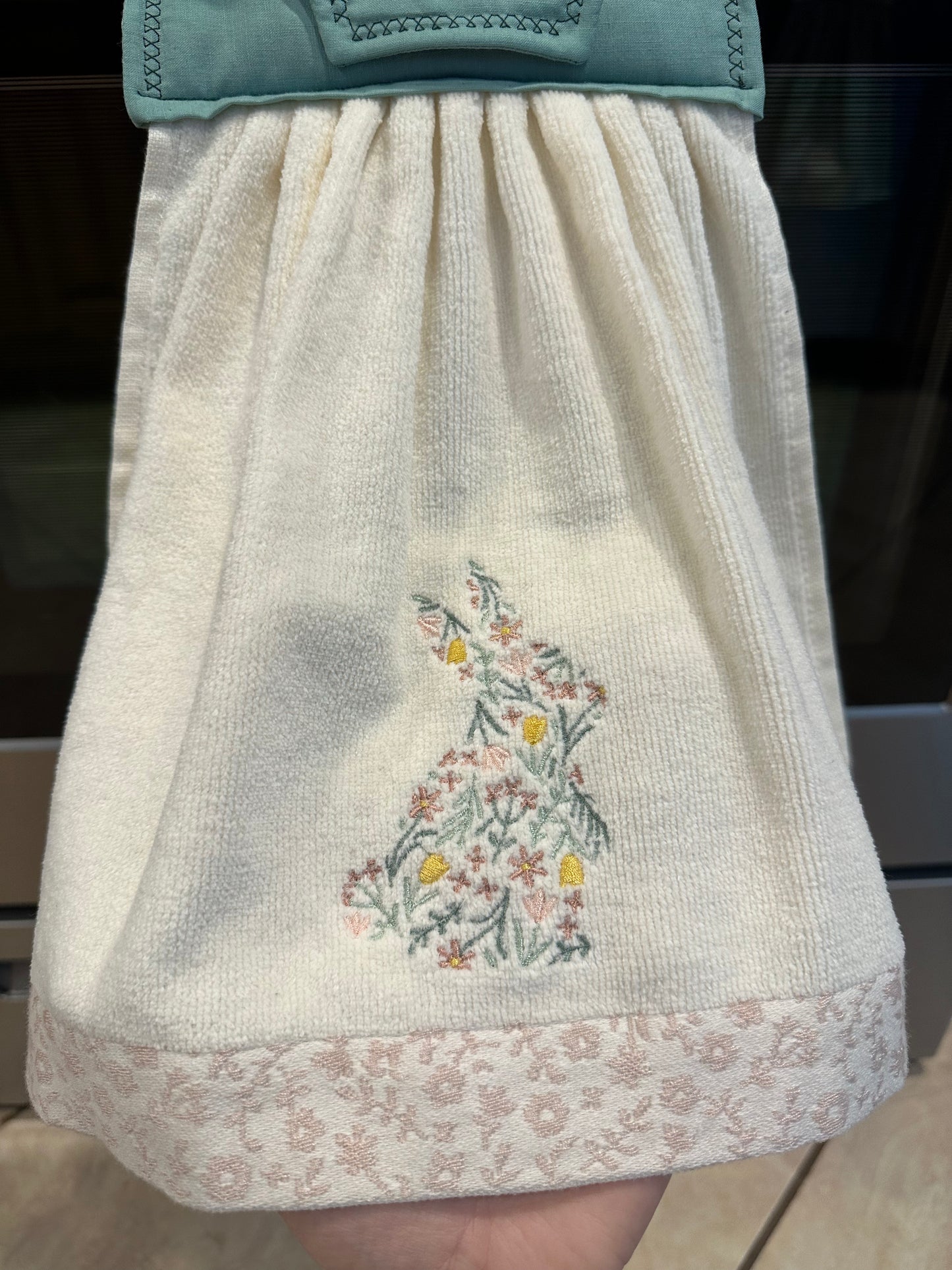 Floral Shaped Bunny Towel