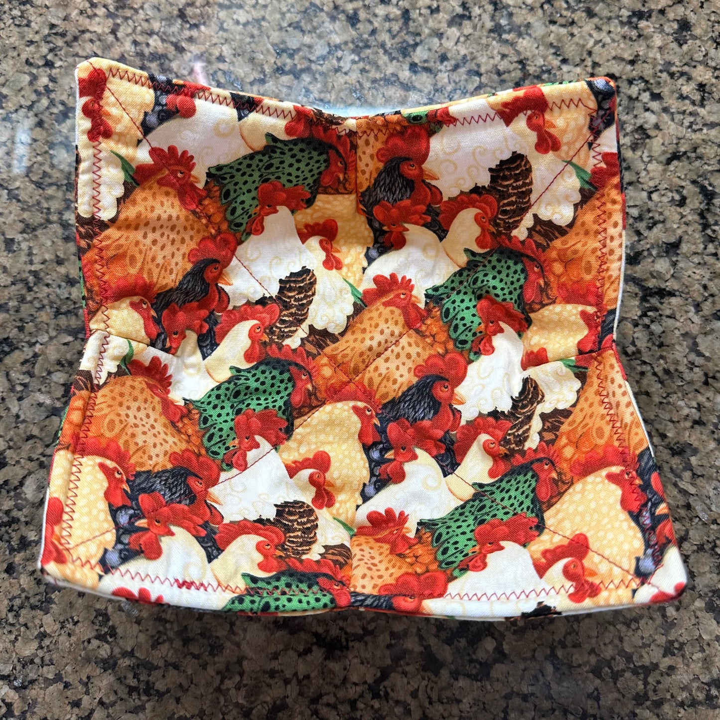 Rooster Microwave Bowl Cozy