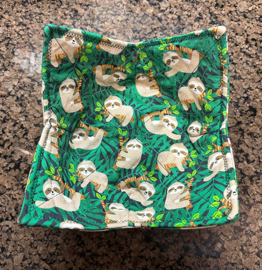 Sloth Microwave Bowl Cozy